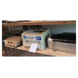 two printers. light set of six tripod and modem as pictured
