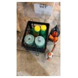 Garden supply lot.