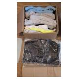 embroidery clothing lot stored outside see pictures