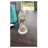 precious moments, 183865, “age 9” growing in grace porcelain figurine