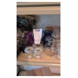 Large lot of glassware picture frames and more