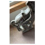 Decorative horse statue.