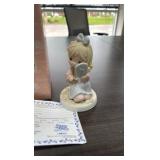 precious moments, 261157, “We all Have Our Bad Hair Days” Porcelain Figurine