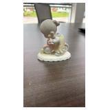 precious moments, 136255, “Girl with Bicycle”, Age 6, Figurine