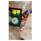 Garden supply lot.