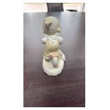 precious moments, 136255, “Girl with Bicycle”, Age 6, Figurine