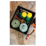 Garden supply lot.