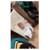 Rubber folding table