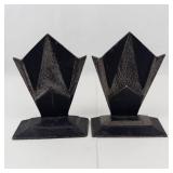 Art Deco Cast Metal Bookends