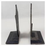 Art Deco Cast Metal Bookends