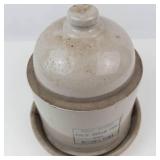 Vintage Red Wing Stoneware Poultry Drinking Fountain & Buttermilk Feeder
