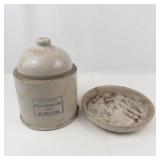 Vintage Red Wing Stoneware Poultry Drinking Fountain & Buttermilk Feeder