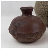 Studio Pottery Vase Trio