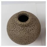 Studio Pottery Vase Trio