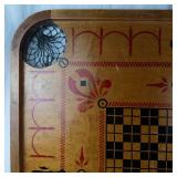 Vintage Carrom Company Game Board With Rings & Checkers