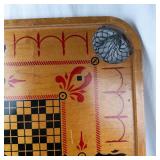 Vintage Carrom Company Game Board With Rings & Checkers