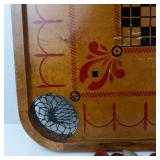 Vintage Carrom Company Game Board With Rings & Checkers