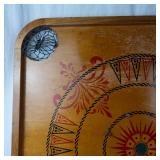 Vintage Carrom Company Game Board With Rings & Checkers