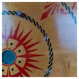 Vintage Carrom Company Game Board With Rings & Checkers