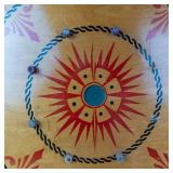Vintage Carrom Company Game Board With Rings & Checkers