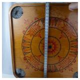 Vintage Carrom Company Game Board With Rings & Checkers