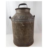 Vintage Metal Milk Can