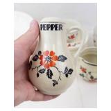 Vintage Hall China Red Poppy Dinnerware Set