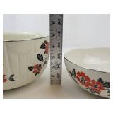 Halls Floral Bowl Set