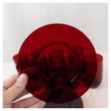 Vintage Anchor Hocking Royal Ruby Red Tumblers and Plates
