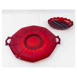 Vintage Ruby Red Glassware
