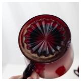 Anchor Hocking Ruby Red Glass Serving Set (3 Pieces)