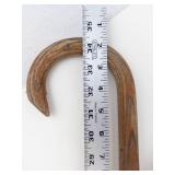 Vintage Wooden Walking Canes Pair