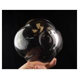 Clear Glass Flower Bowls (Set of 3)