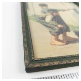 Vintage Norman Rockwell Tom Sawyer Whitewashing the Fence Framed Print