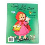 Little Red Riding Hood Storybook & Coloring Book Lot of 4