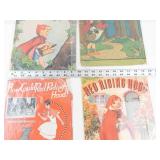Vintage Red Riding Hood Sheet Music (Lot of 4)