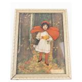 M.L. Kirk Framed Print & Red Riding Hood Print Mixed Lot (2)