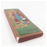Chalkware Red Riding Hood Wall Plaque