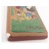 Chalkware Red Riding Hood Wall Plaque