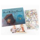 Little Red Riding Hood Book, Figurines & Puzzle Mixed Lot