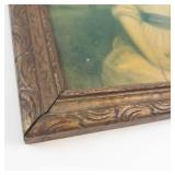 Vintage Framed Miss Simplicity Print by Sir Joshua Reynolds
