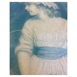 Vintage Framed Miss Simplicity Print by Sir Joshua Reynolds