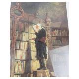 Karl Spitzweg the Bookworm Framed Print