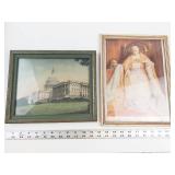 Framed Capitol & Pope Prints Mixed Lot
