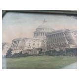Framed Capitol & Pope Prints Mixed Lot