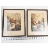 Framed S&L Etchings (Lot of 2)