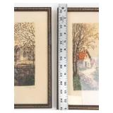 Framed S&L Etchings (Lot of 2)
