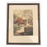 Framed S&L Etchings (Lot of 2)