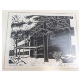 LeRoy B. Schwan Framed Prints & Round Portrait Wall Art (Lot of 3)