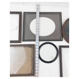 Mixed Lot: Picture Frames & Oval Portrait Frame